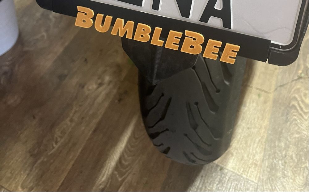 Placute inmatriculare moto custom