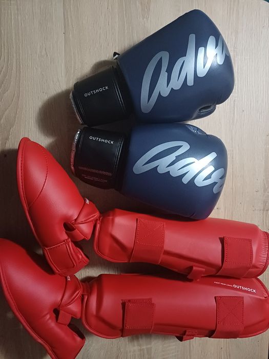 Echipament MMA/BOX , manusi si tibiere Outshock