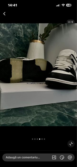 Off white ofice negru