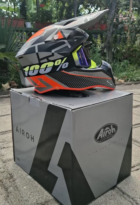 AIROH WRAAP Mood Orange matt