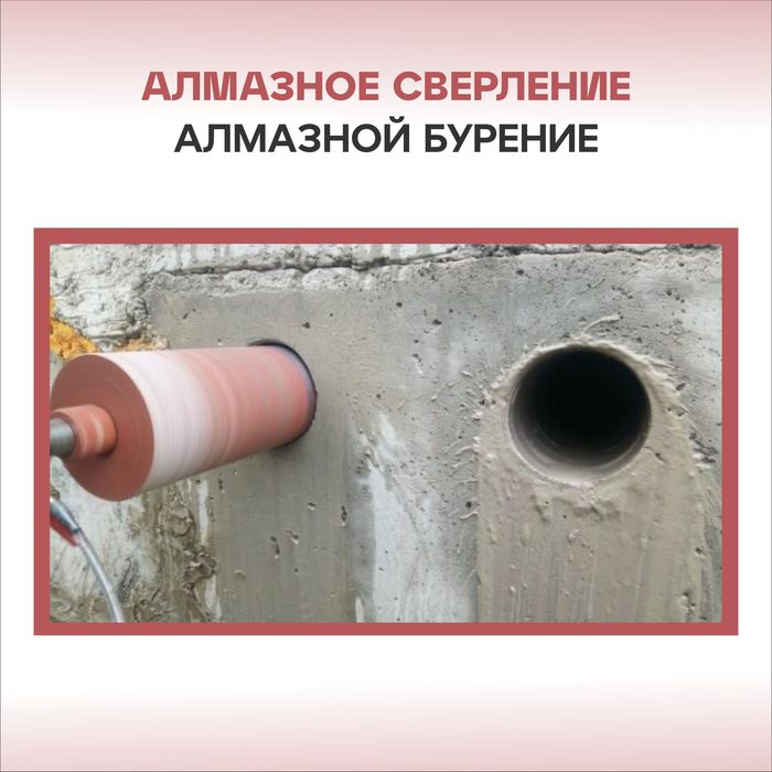 Алмазное сверление алмазное бурение