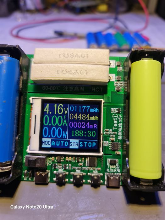 Тестер ёмкости аккумуляторов Li-ion 18650