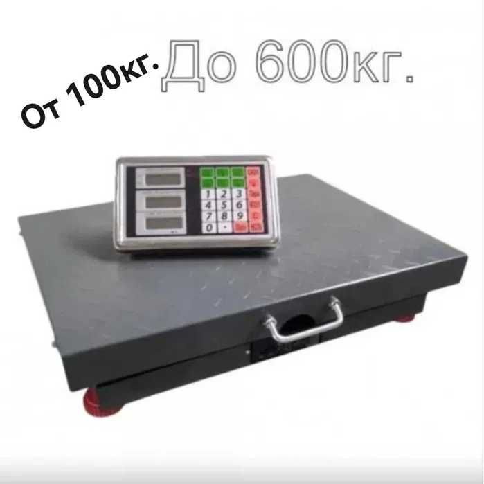 БЕЗЖИЧЕН Електронен кантар до 300кг електронна везна платформа