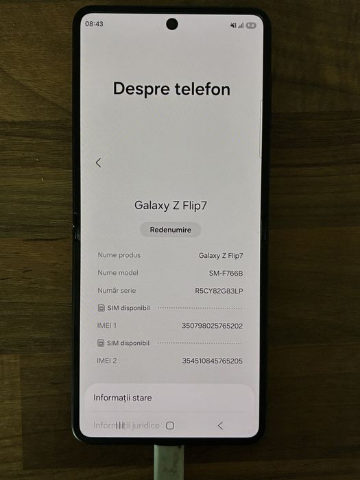 Samsung z flip 7 -40 cicluri