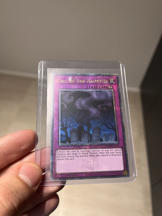 Yu-gi-oh Call of the Haunted RA03 Quarter Century Secret Rare