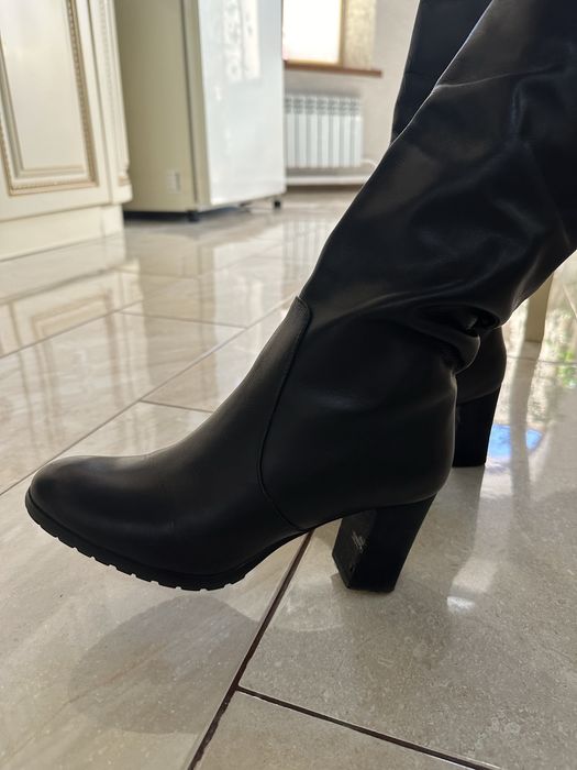 Сапоги натуральная кожа