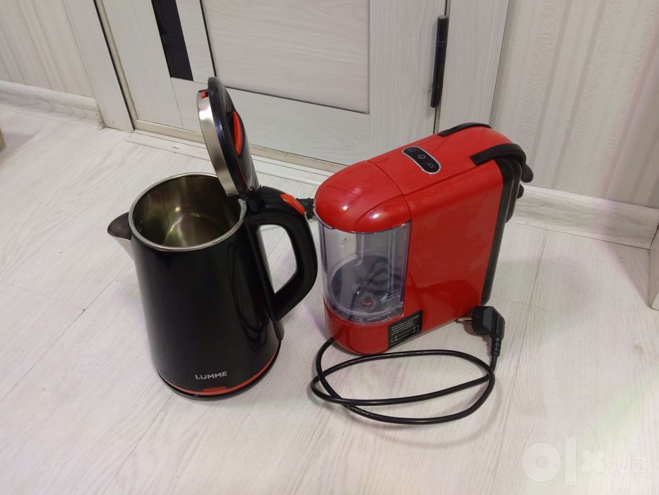 Битовая техника кофемашина и электрический чайник