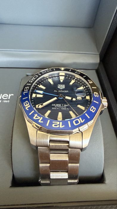 Мъжки автоматичен часовникTag Heuer Calibre 7 GMT Batman