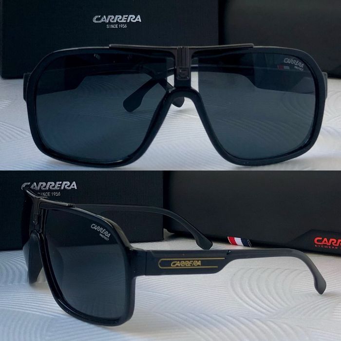 Мъжки слънчеви очила маска carrera 2 цвята черни