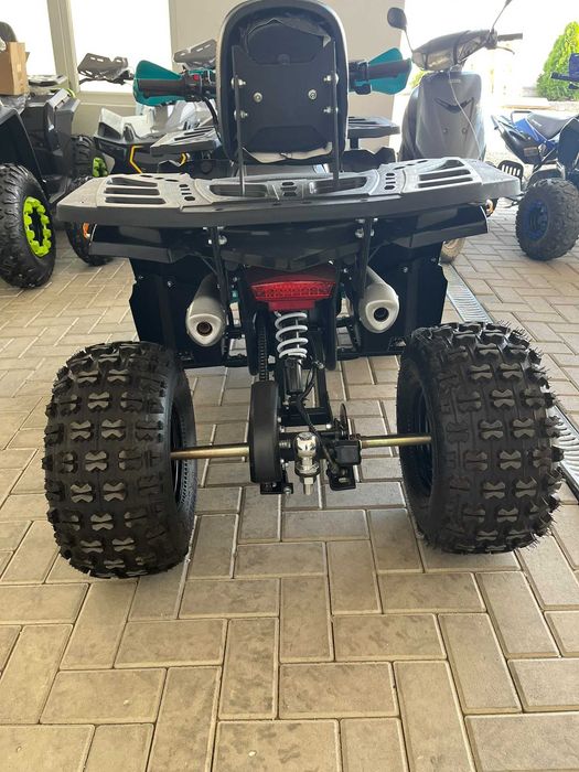 Atv 125cc Mini Rocket Hunter II 8" semi-automat 4T benzina albastru