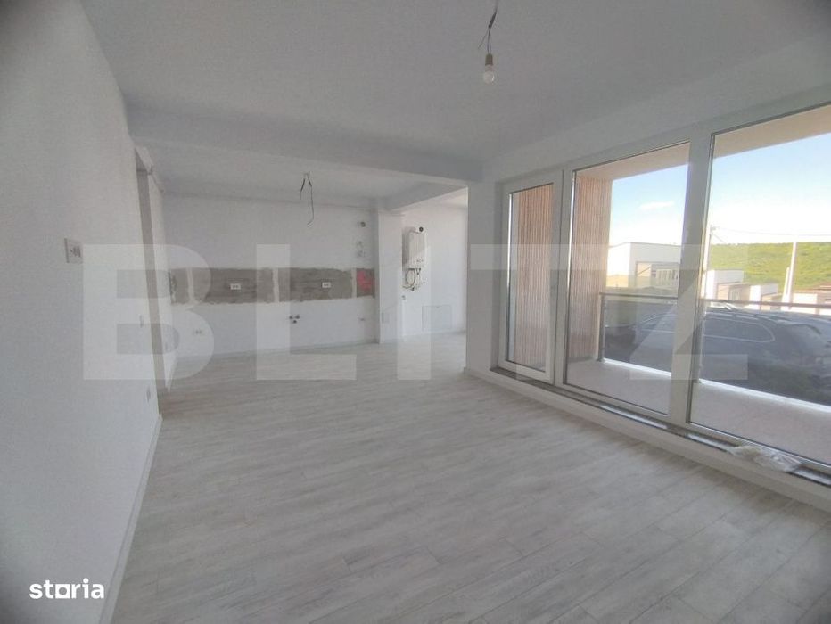 Apartament 2 camere, 53 mp, parter, loc de parcare, zona Rediu