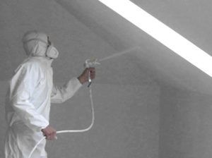 Покраска промышленным краскопультом