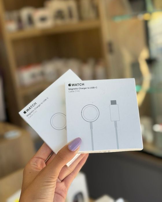  Apple Watch Magnetic Charger to USB-C ( 1m ) плетен кабел за бързо зареждане на смарт часовник с ЮСБ Ц