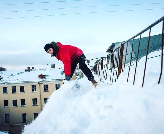 Чистка снега уборка снега