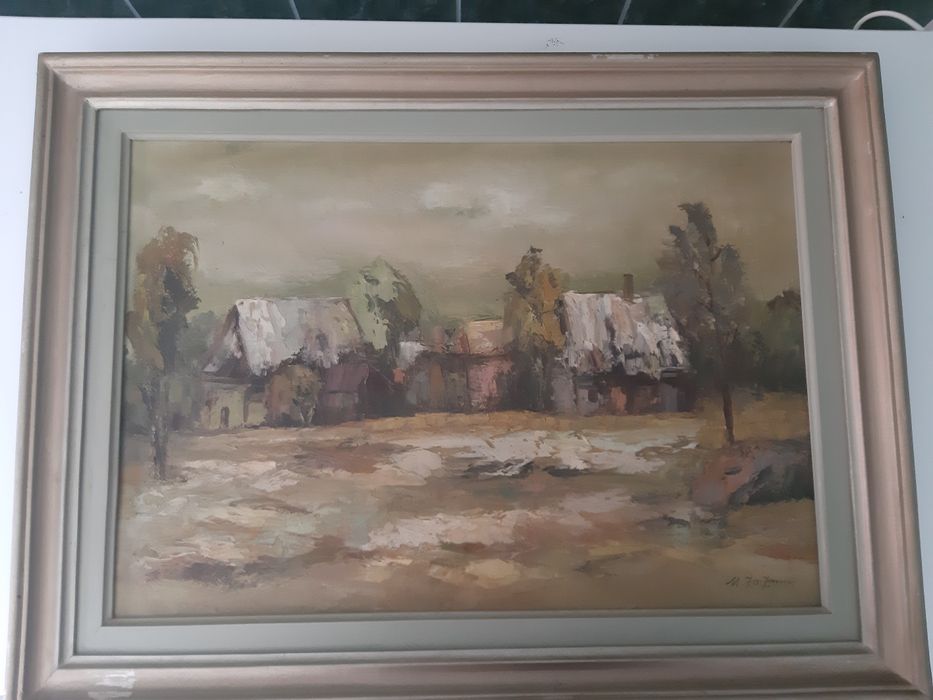 Pictura in ulei pe pânză