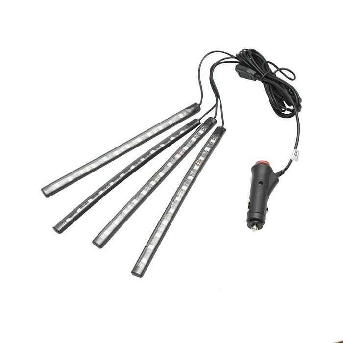 Lumini Ambientale Auto 12V RGB Telecomanda Banda Led Lumina Ambientala