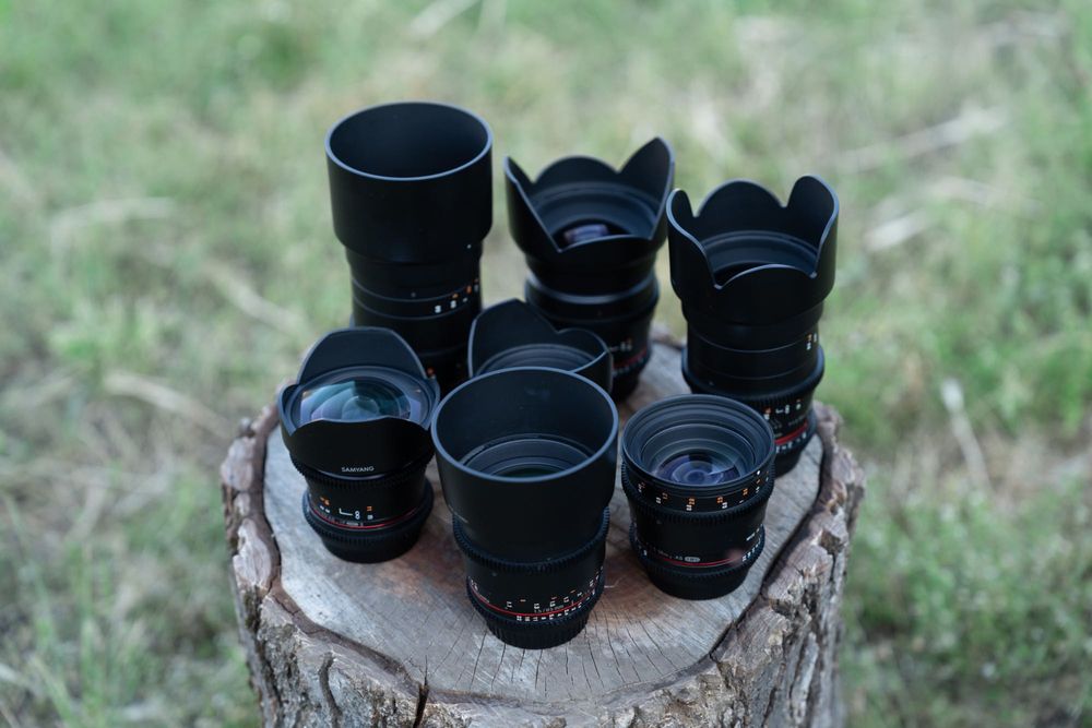 Кино Обективи Samyang Cine VDSLR за Canon EF