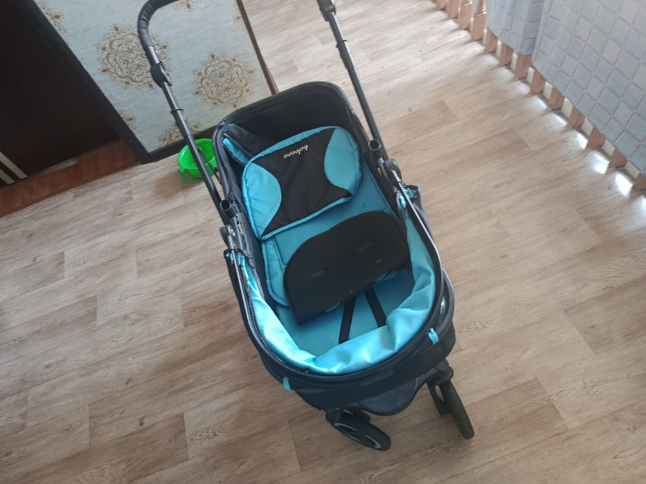 Детская коляска с авто креслом