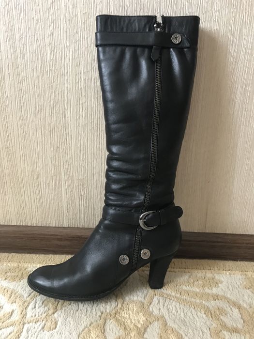 Кожаные сапоги Турция!