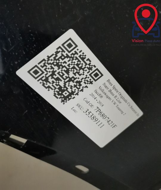 Оригинална задна броня със сензори в добро състояние R Line Фолксваген