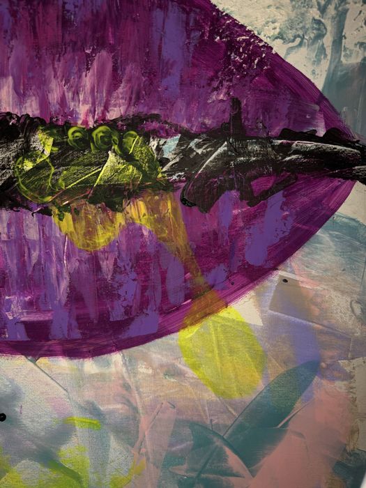 Vand tablou lucrat manial dimensiuni 50x 70 cm.