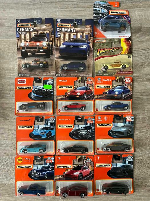 Метални колички Matchbox, Welly и Siku