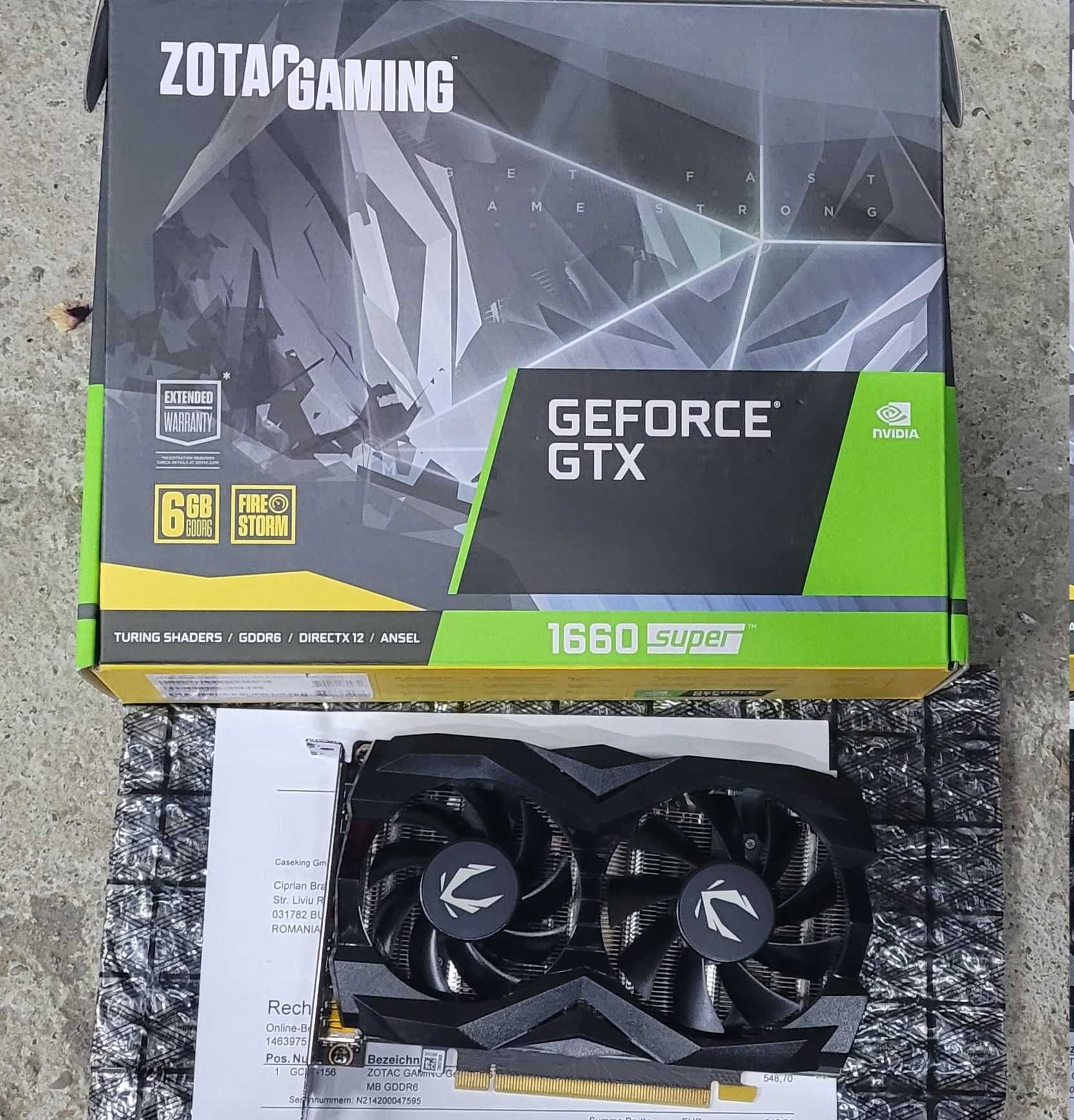 Placa de video zotac geforce gtx 1660 super 6gb gddr6 twin online fan