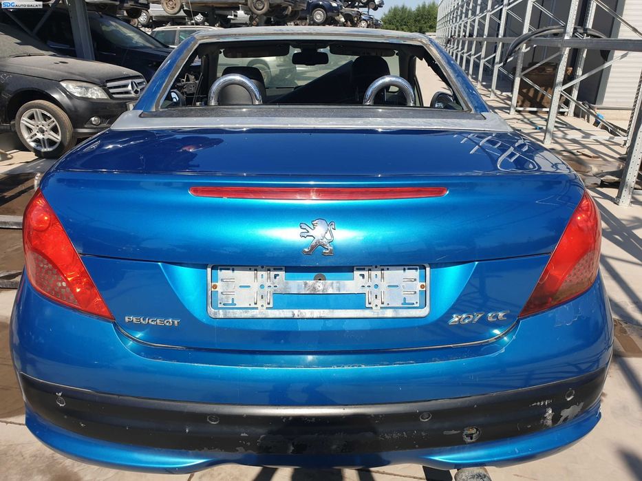 Capota Portbagaj Dezechipat Peugeot 207 CC Cabrio 2006 - 2014 Culoare KMU Neysha Blue [K6571]