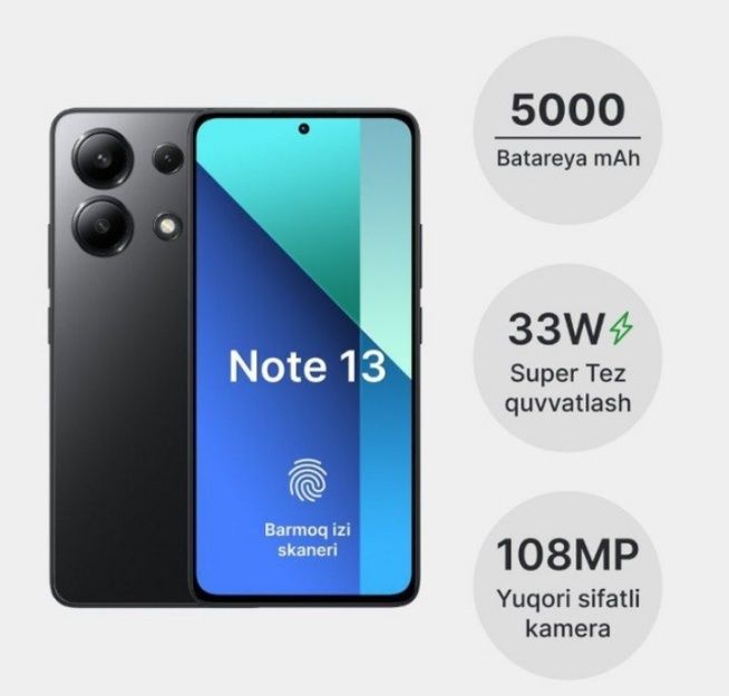 Redmi not 13 5g afisalniy madel