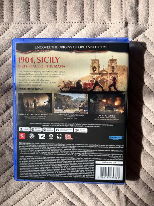 Продам диск MAFIA the old country на PS5