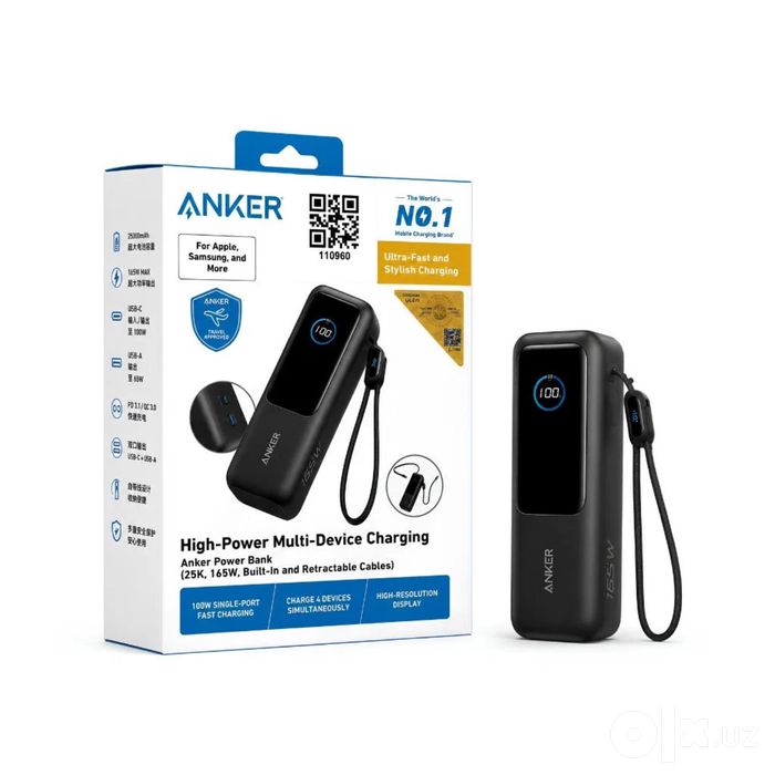 Anker Power Bank 25.000 mah 165w ZOLO