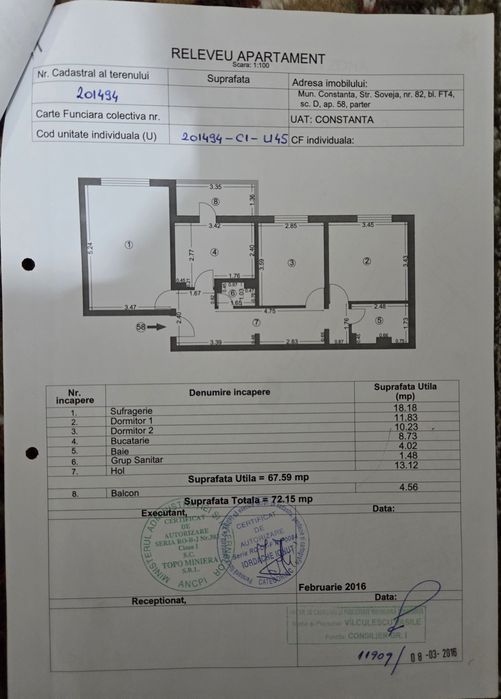 Apartamen 3 camere Tomis 3
