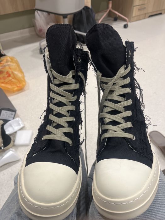 Rick Owens Drkshdw Black Slashed 41