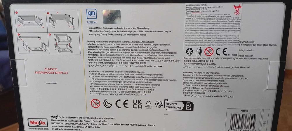 Mercedes 500k Maisto 1:18