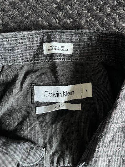Риза с къс ръкав Calvin Klein