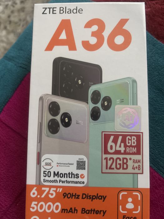 Смартфон ZTE A36