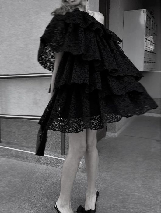 Черна дантелена рокля by Neli Markova
