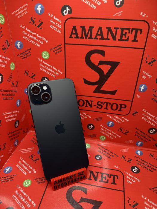 Iphone 15 Plus 100% Baterie Amanet SZ Non Stop