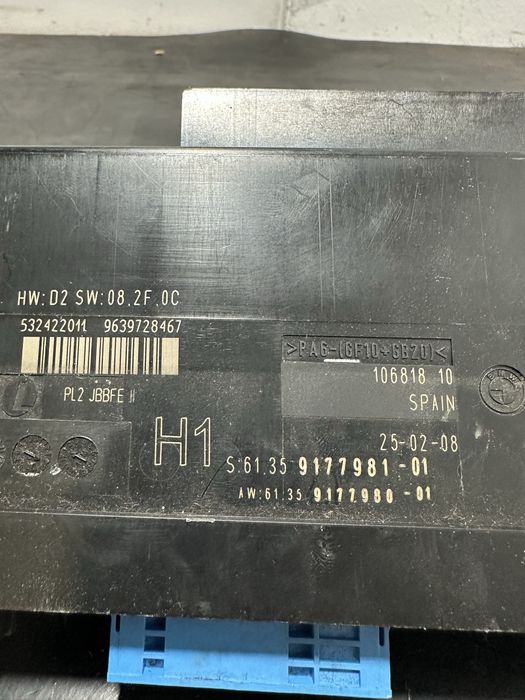 BCM calculator modul comfort BMW Seria 3 E90 LCI 9177981 | 9188980
