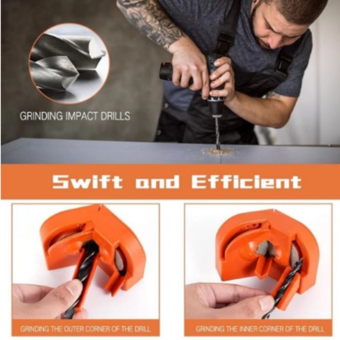 Компактно точило за свредла – възстановява остротата бързо и лесно