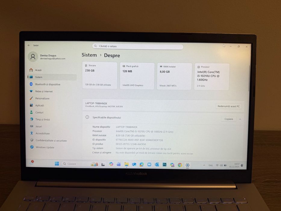 Laptop Asus VivoBook X421FA