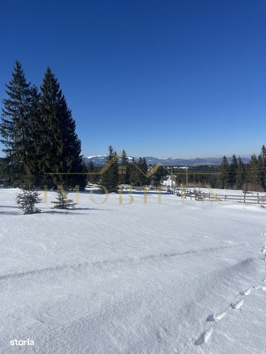 Teren intravilan 800 mp, PUZ , 200m de partia de schi Marisel