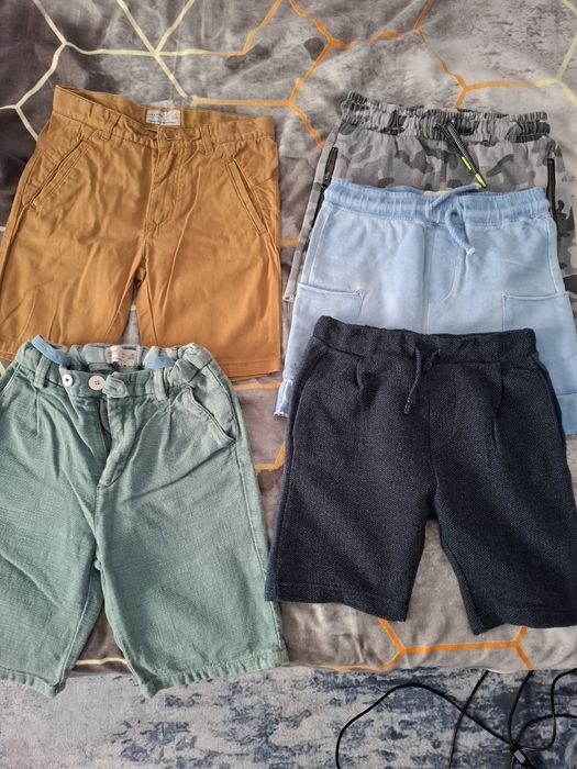 Lot pantaloni scurti 116cm zara