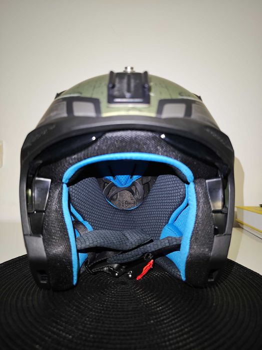 Casca Axxis model Hunter SV Toxic C6 verde