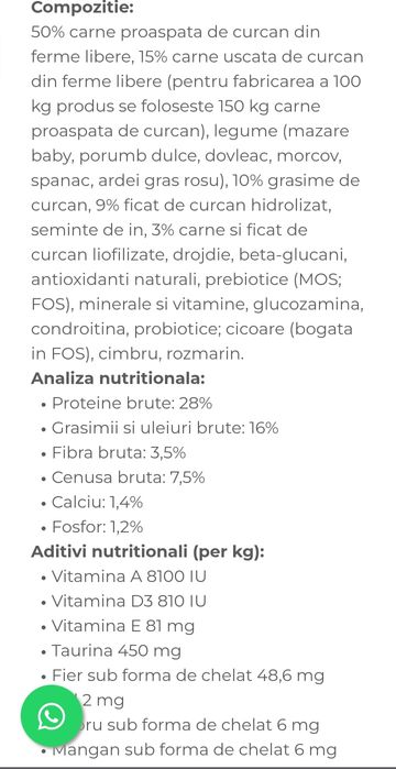 Hrana uscata -Lyopet junior