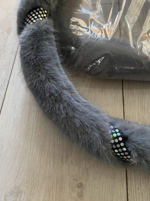 Оплетка на руль меховушка