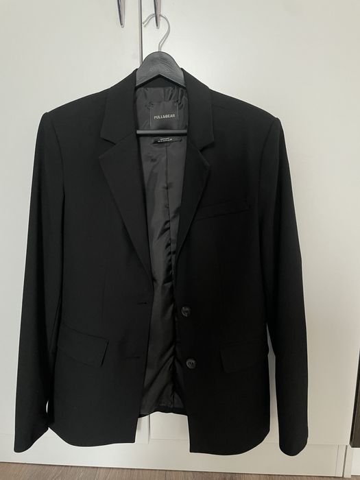 Женский черный пиджак Pull&Bear Размер S