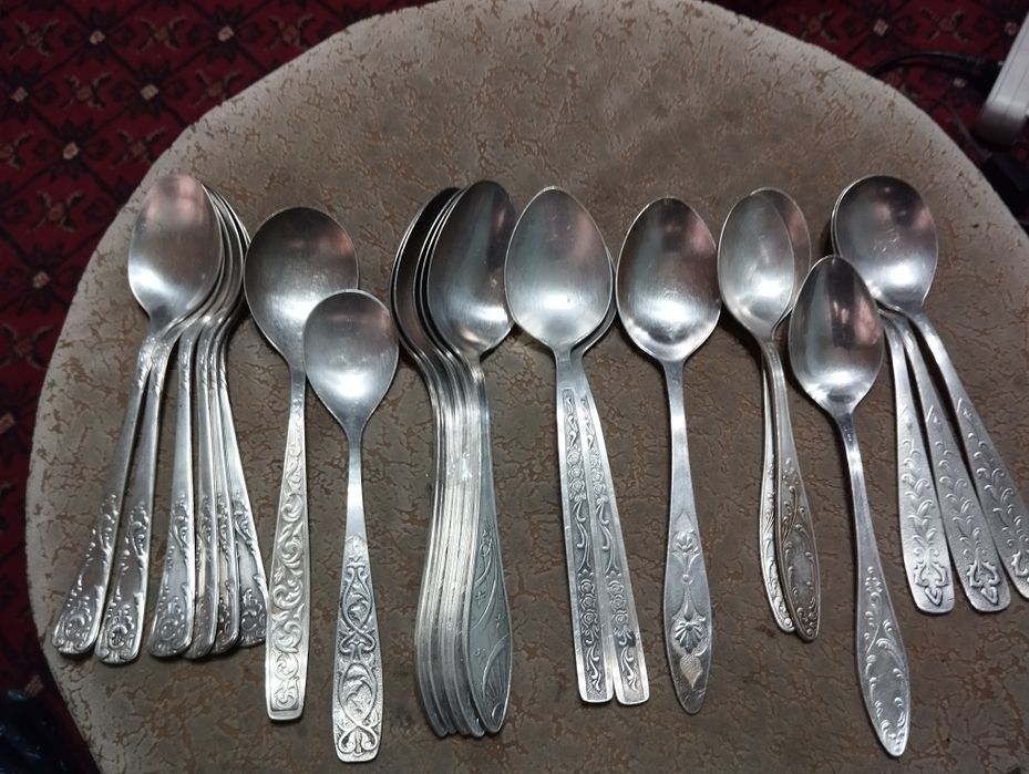 Мельхиор ложки и вилки