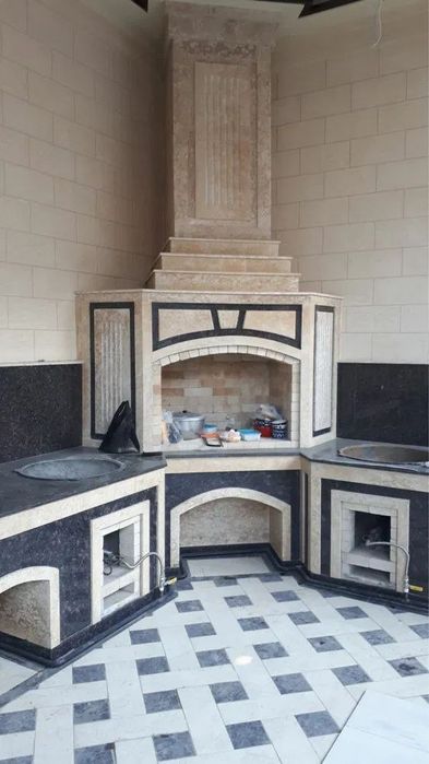 Камины, Летние кухни, Барбекю.Водопады.