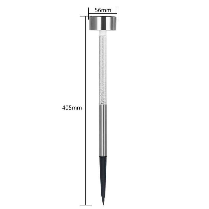 Соларна лампа със сменящи се цветове, имитираща водни мехурчета.